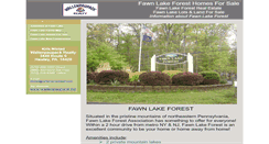Desktop Screenshot of fawnlakehomes.com